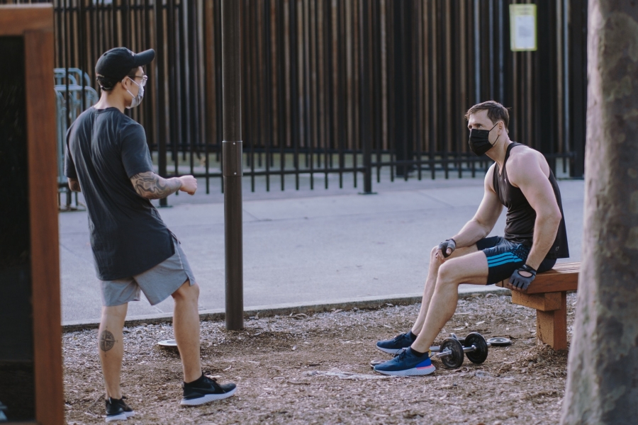 Outdoor workouts, but consider the law