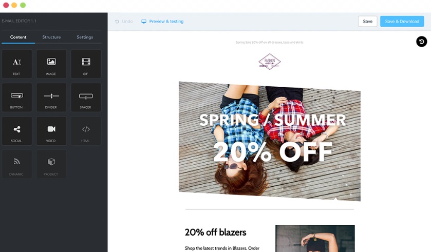 example of how to put together a newsletter template